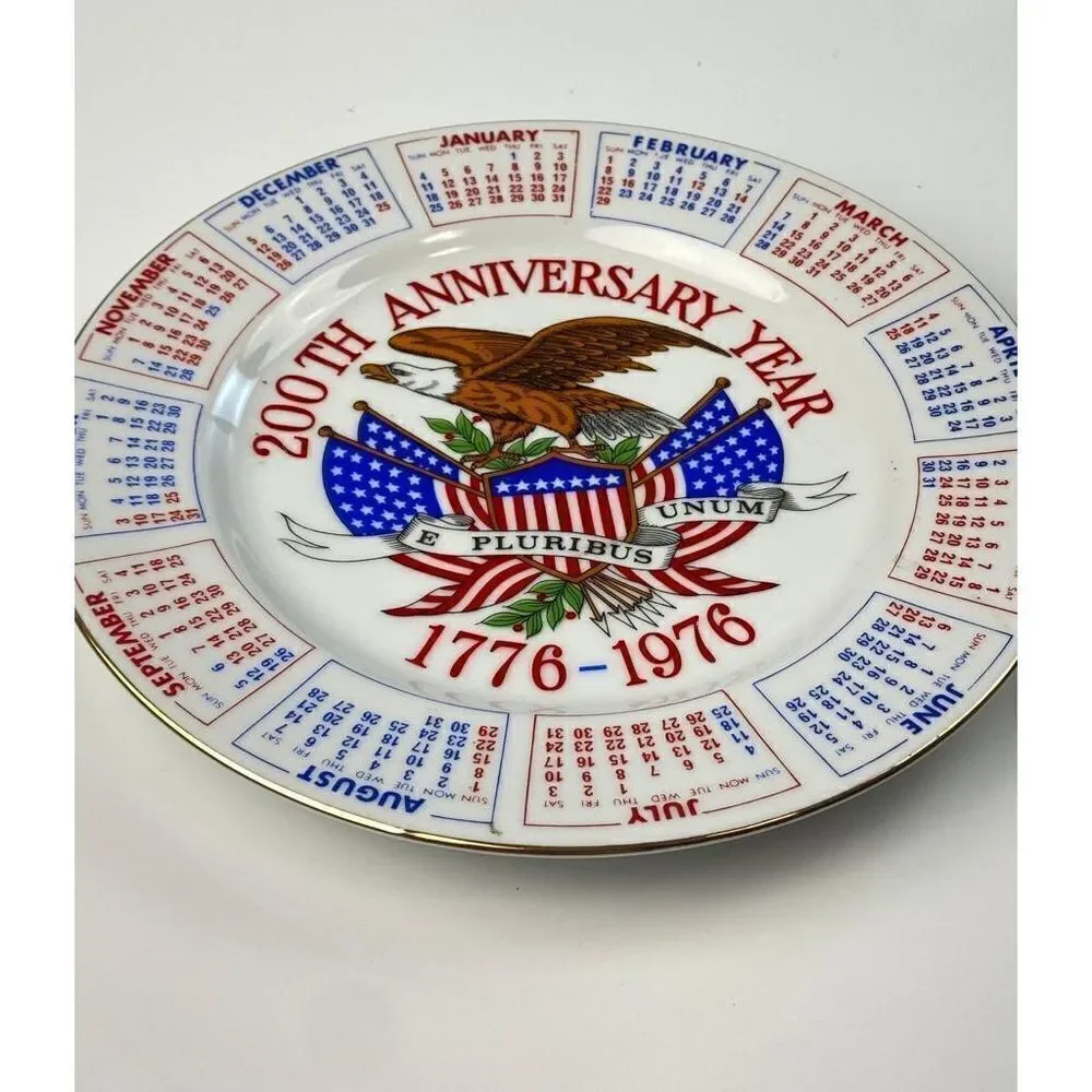200th Anniversary Year American 1976 Bicentennial Celebration Decorative Plate C